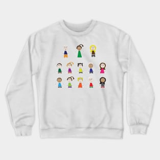 Cute doodle kids Crewneck Sweatshirt